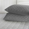 Protector de Almohada Poliester 50 cm Gris Acolchado