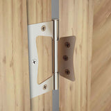 Kit Puerta con Marco Prakti Duna 80x235cm con Acabado Melaminado para Interiores con Cenefa y de Apertura Izquierda - Puertas | Bylmo