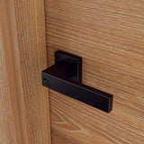 Kit Puerta con Marco Prakti Miel 90x235cm con Acabado Melaminado para Interiores con Cenefa y de Apertura Derecha - Puertas | Bylmo