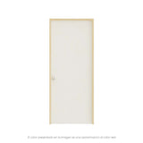 Kit Puerta con Marco Madera 80x208cm con Acabado Virgen para Interiores y de Apertura Derecha - Puertas | Bylmo