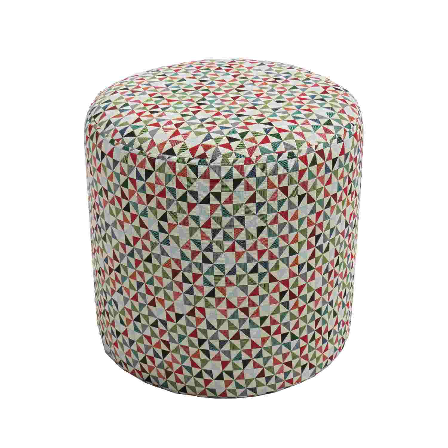 Puff Cube Multicolor 40 cm Redondo - Sofas y Poltronas | Bylmo