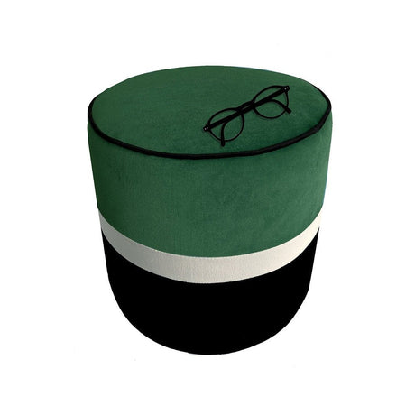 Puff Turin Verde 40 cm - Sofas | Bylmo
