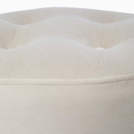 Puff Valentina Beige 40 cm - Sillas | Bylmo