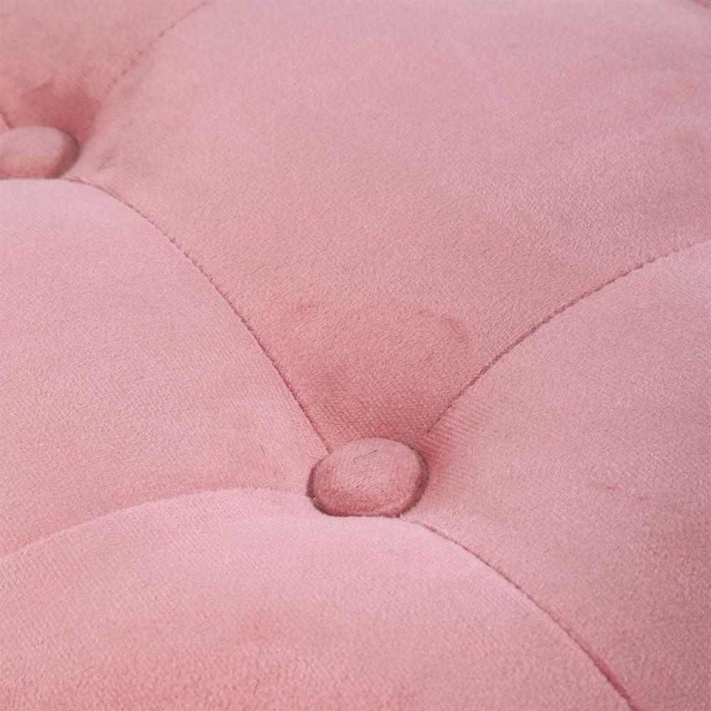 Puff Valentina Rosado 40 cm - Sillas | Bylmo