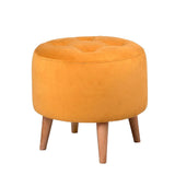 Puff Valentina Amarillo 40 cm - Sillas | Bylmo