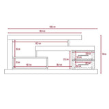 Rack Le Blanc Roble 139 cm con Dos Cajones - Muebles para TV | Bylmo