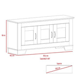 Rack Álcamo Siena 163 cm con Tres Puertas - Muebles para TV | Bylmo