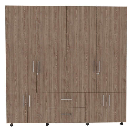 Closet Confort Miel 200 cm con Ocho Puertas y Dos Cajones - Closets | Bylmo