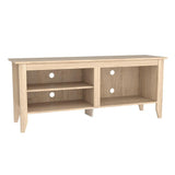 Rack de TV Essential Rovere 147x61cm Para TV Hasta 60 Pulgadas sin Cajones con Ranuras para Cables y con Patas - Muebles para TV | Bylmo