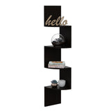 Repisa Rosset wengue 131x25cm Irregular con Cuatro Entrepaños - Repisas y Percheros | Bylmo