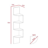 Repisa Rosset wengue 131x25cm Irregular con Cuatro Entrepaños - Repisas y Percheros | Bylmo