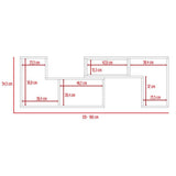 Rack Beijing Blanco 160 cm Extensible - Muebles para TV | Bylmo