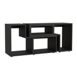 Rack de TV Extensible Beijing Wengue 160x57cm Para TV Hasta 40 Pulgadas sin Cajones y con Patas - Muebles para TV | Bylmo