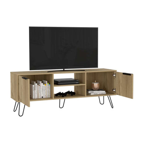 Rack Augusta Duna y Wengue 150 cm con Dos Puertas - Muebles para TV | Bylmo