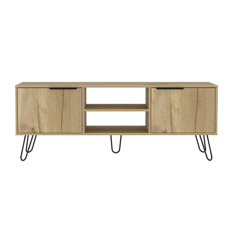 Rack Augusta Duna y Wengue 150 cm con Dos Puertas - Muebles para TV | Bylmo