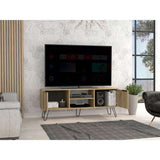 Rack Augusta Duna y Wengue 150 cm con Dos Puertas - Muebles para TV | Bylmo