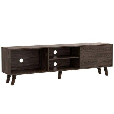 Rack de TV Cincinnati Coñac 180x52.5cm Para TV Hasta 70 Pulgadas con Un Cajón con Ranuras para Cables y con Patas - Muebles para TV | Bylmo