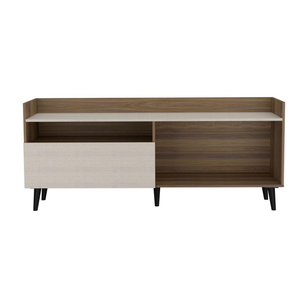 Rack Circe Expreso y Lino 161 cm con Un Cajón