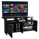 Rack de TV Lima Wengue 119x54.4cm Para TV Hasta 32 Pulgadas con Un Cajón - Muebles para TV | Bylmo