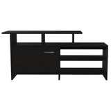 Rack de TV Lima Wengue 119x54.4cm Para TV Hasta 32 Pulgadas con Un Cajón - Muebles para TV | Bylmo