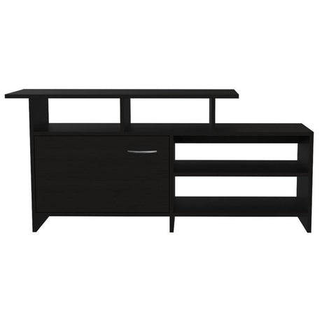 Rack de TV Lima Wengue 119x54.4cm Para TV Hasta 32 Pulgadas con Un Cajón - Muebles para TV | Bylmo