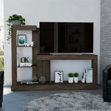 Rack de TV Minotti Coñac 180x133.5cm Para TV Hasta 55 Pulgadas sin Cajones - Muebles para TV | Bylmo