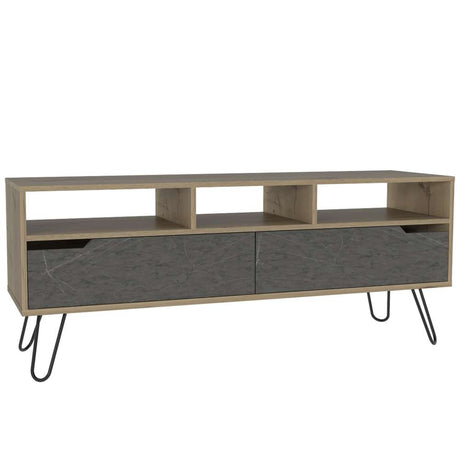 Rack Mónaco Duna y Onix 137 cm con Dos Puertas - Muebles para TV | Bylmo