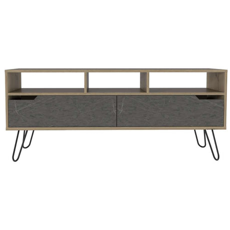 Rack Mónaco Duna y Onix 137 cm con Dos Puertas - Muebles para TV | Bylmo