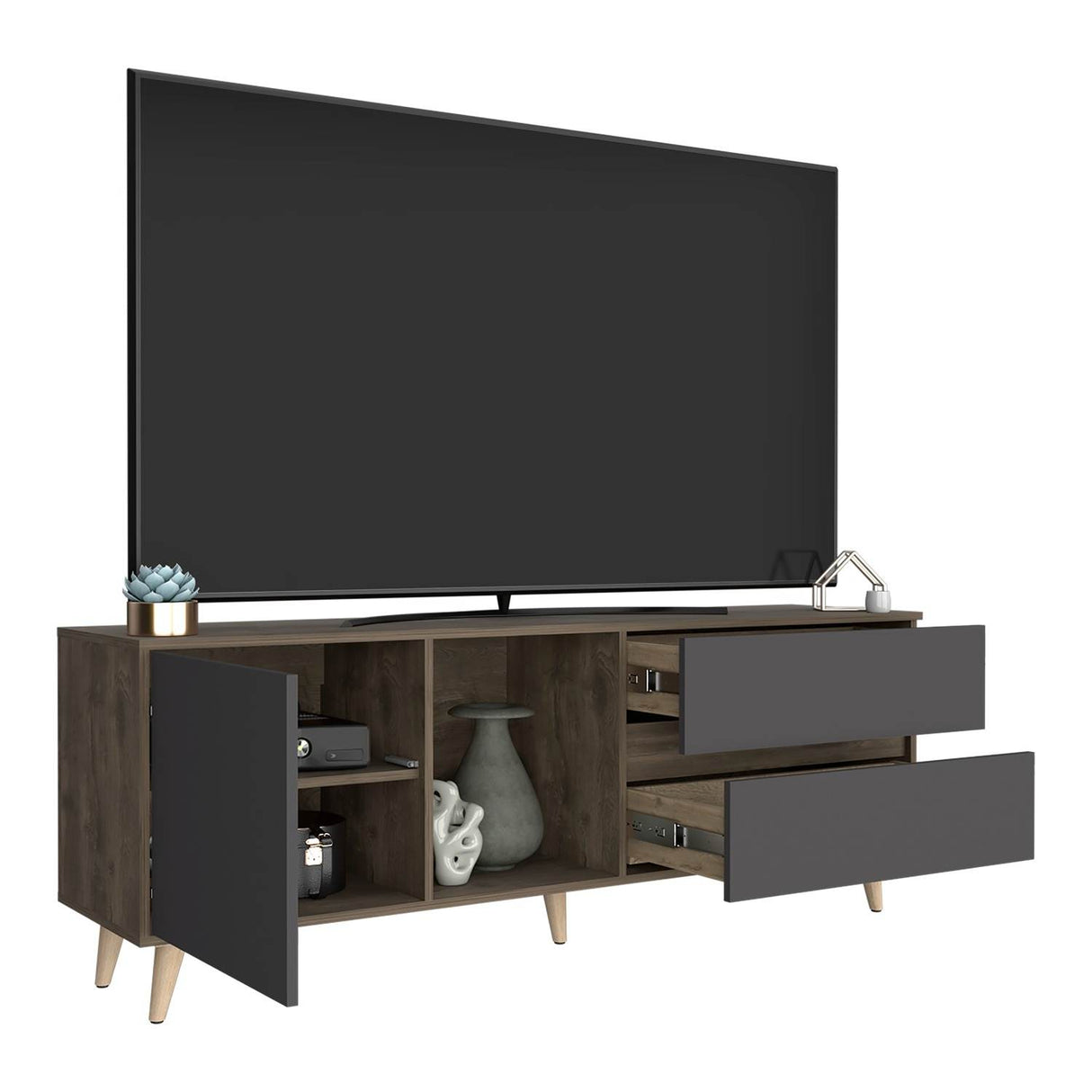 Rack de TV Salem Bellota 158 cm con Cajones - Muebles de TV | Bylmo