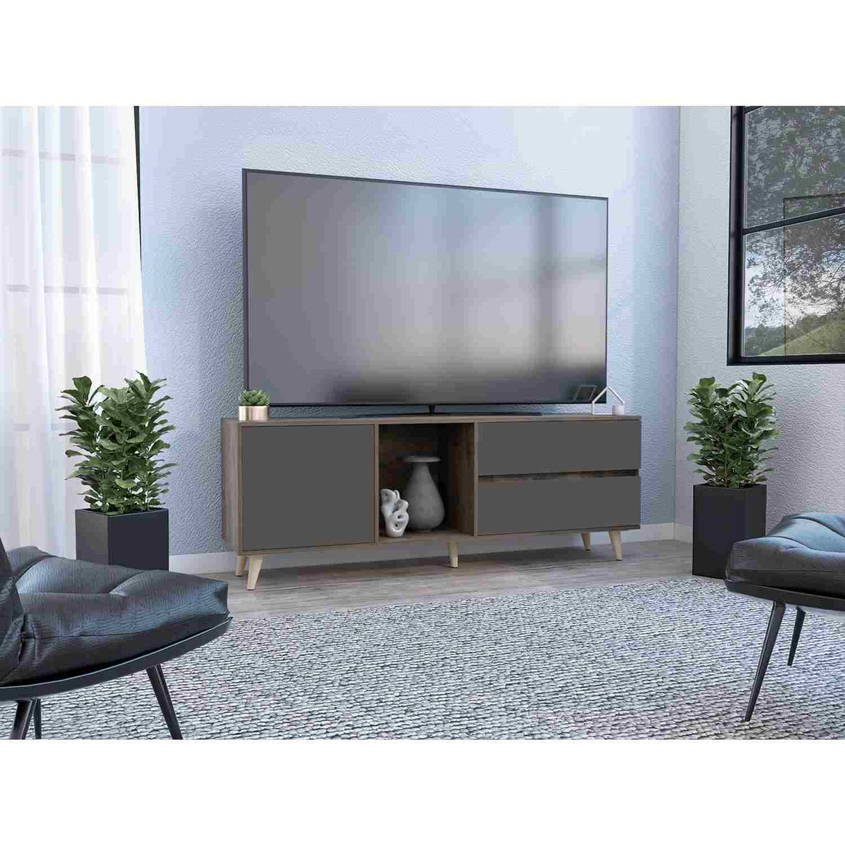 Rack de TV Salem Bellota 158 cm con Cajones - Muebles de TV | Bylmo