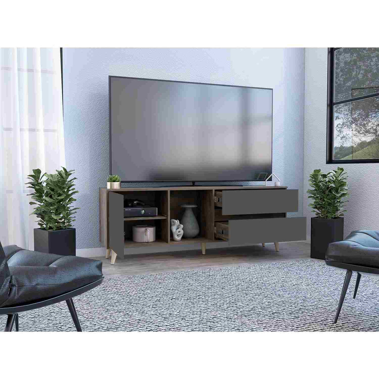Rack de TV Salem Bellota 158 cm con Cajones - Muebles de TV | Bylmo