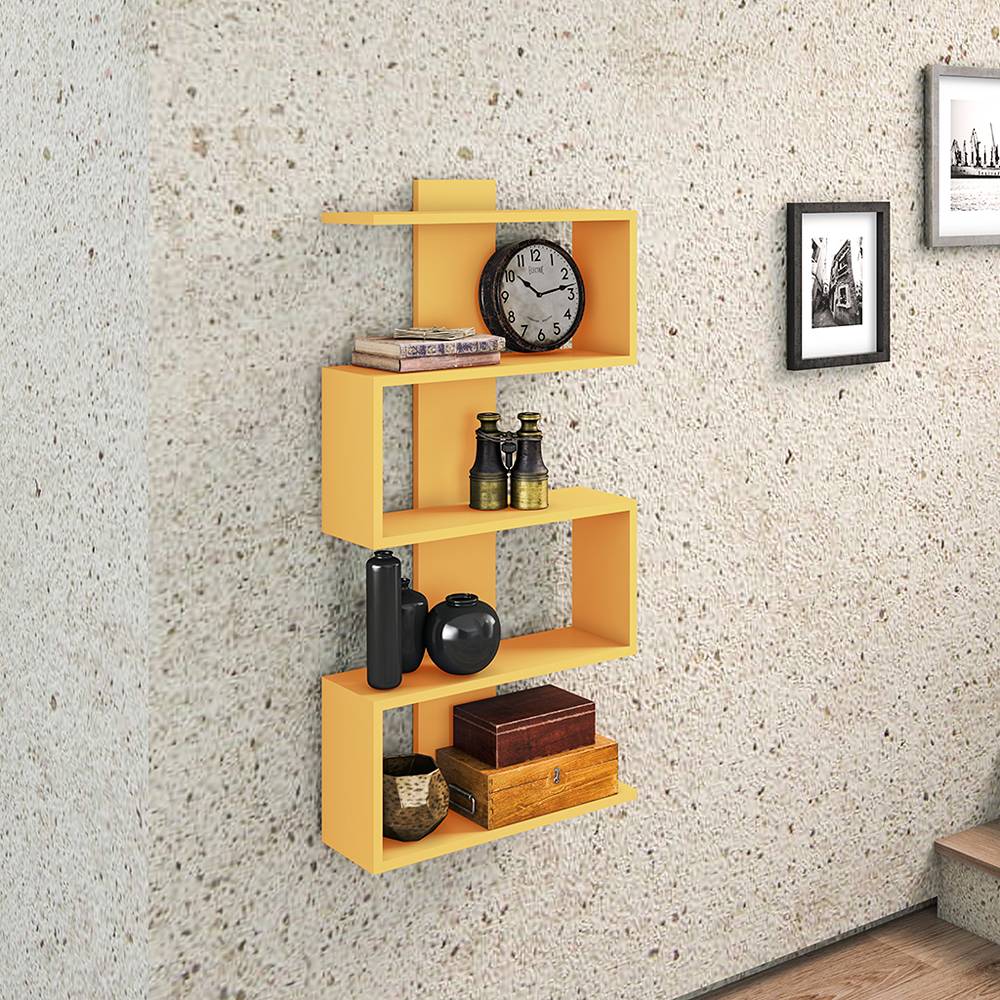 Repisa Moderna Amarillo 50 cm - Repisas y Percheros | Bylmo