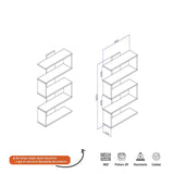 Repisa Moderna Blanco 50 cm - Repisas y Percheros | Bylmo