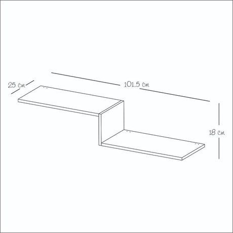 Repisa Ivy Pino 102 cm Para Gatos - Repisas y Percheros | Bylmo