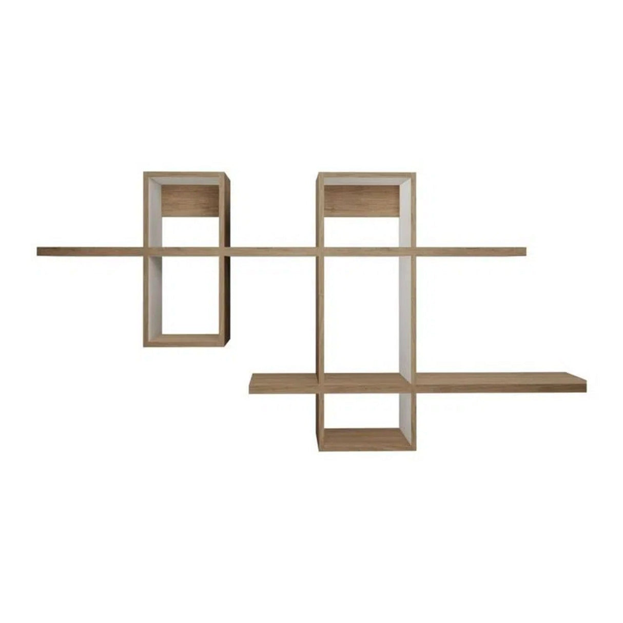 Repisa Koba Rovere 160 cm Rectangular Flotante con Entrepaños - Repisas y Percheros | Bylmo