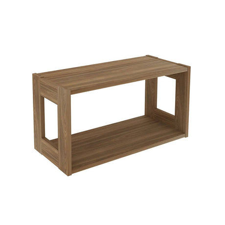 Repisa Oviedo Teca 57x29.8cm Rectangular con Dos Entrepaños - Repisas y Percheros | Bylmo