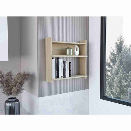 Repisa Vera Rovere 53x50cm Rectangular con Tres Entrepaños - Repisas y Percheros | Bylmo