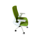 Silla Chloe Blanco y Verde 64 cm - Sillas | Bylmo