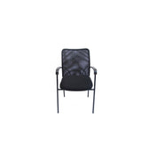 Silla Nápoles Negro 46 cm con Brazos - Sillas | Bylmo