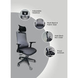 Silla Livia Negro y Gris 66 cm - Sillas | Bylmo