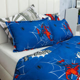 Cubrelecho Acolchado Infantil Azul Oscuro para Cama Semidoble 120 X 190 Cm Doble Faz de Spiderman - Otros textiles | Bylmo