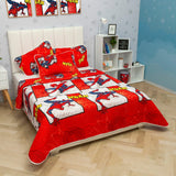 Cubrelecho Español Infantil Rojo para Cama Sencillo 100 X 190 Cm Doble Faz de Spiderman - Ropa de Cama | Bylmo