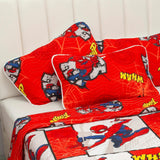 Cubrelecho Español Infantil Rojo para Cama Sencillo 100 X 190 Cm Doble Faz de Spiderman - Ropa de Cama | Bylmo