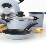 Sarten Blue Azul Aguamarina 19.4x6.3cm con Mango de Baquelita y con Revestimiento Antiadherente - Ollas y Sartenes | Bylmo