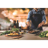 Sarten Plancha Grano Gris 28x8cm con Mango de Acero Inoxidable y con Revestimiento Antiadherente - Ollas y Sartenes | Bylmo