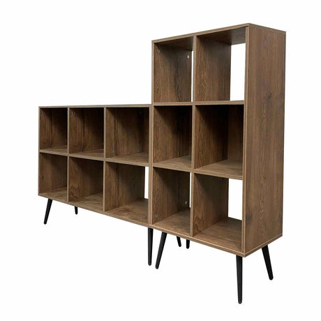 Set Biblioteca POP Madera 60 cm Horizontal y Vertical - Bibliotecas y Estanterías | Bylmo