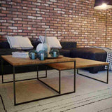 Set x 2 Mesas New York Amareto 80 cm Rectangulares - Mesas | Bylmo