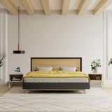 Mesa de Noche x 2 Nord Vienes y Blanco 40 cm - Mesas de Noche | Bylmo