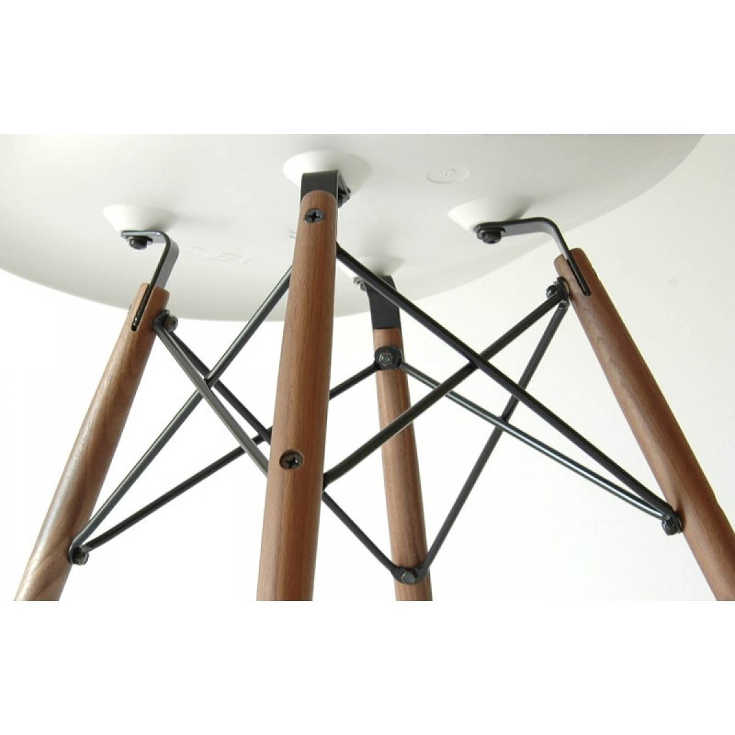 Set x 4 Sillas DKR Blanco 47x81cm Asiento Cuadrado con Espaldar - Sillas y Butacos | Bylmo