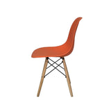 Set x 6 Sillas DKR Naranja 47x81cm Asiento Cuadrado con Espaldar - Sillas y Butacos | Bylmo